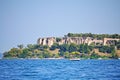 Jamaica Beach and Grotte di Catullo ruins Lake Garda Northern Italy