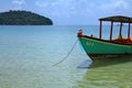 Holidays in Cambodia. Beautiful view from the beach. Awesome world of travel. Summer rest. Royalty Free Stock Photo