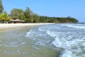 Holidays in Cambodia. Beautiful view from the beach. Awesome world of travel. Summer rest. Royalty Free Stock Photo