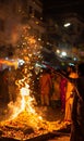 Holika Dahan celebration, Hindu festival Royalty Free Stock Photo