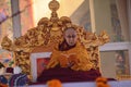 Holiness Dalai lama in Bodhgaya, India.