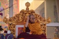 Holiness Dalai lama in Bodhgaya, India.