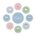 Holistic Approach, Health, Wellness and Medicine Infographics Illustration. Vector Design Royalty Free Stock Photo