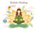 Holistic healing. Alternative traditional healthcare and treatment. Oriental clinic