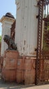 Holkar British Era Buildings Gates Pillars Statues in Indore