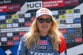 HOLL Valentina AUT in the DOWNHILL FINAL In the UCI World Cup Andorra 2022 Pal - Arinsal, Andorra
