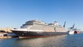 Holland America Cruise Ship Eurodam Docked in Cadiz