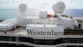 Holland America Westerdam cruise ship in Grand Turk Royalty Free Stock Photo