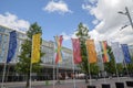 Holland Festival Flags At Amsterdam The Netherlands 13-6-2022