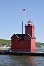 Holland Harbor Light Royalty Free Stock Photo