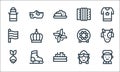 holland line icons. linear set. quality vector line set such as boy, boat, bulb, girl, ice skating shoes, holland, ceramics, Royalty Free Stock Photo