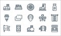 holland line icons. linear set. quality vector line set such as cheese market, cheese, holland, beer, speculoos, street lights,