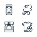 holland line icons. linear set. quality vector line set such as tshirt, cheese market, holland