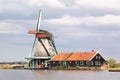 Holland windmill landscape