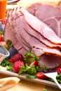 Holliday honey ham Royalty Free Stock Photo