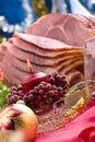 Holliday honey ham Royalty Free Stock Photo