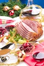 Holliday honey ham Royalty Free Stock Photo