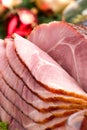 Holliday honey ham Royalty Free Stock Photo