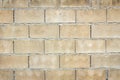 Hollow brick wall Royalty Free Stock Photo