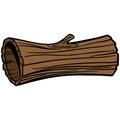 Hollow Log Royalty Free Stock Photo