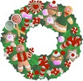 Holly Christmas wreath