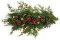 Holly, Ivy, Mistletoe and Cedar Leaves Royalty Free Stock Photo