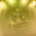 Holly Jolly Merry Christmas Royalty Free Stock Photo