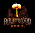 Hollywood apocalypse vintage concept