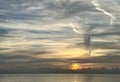 Hollywood beach in Florida at sunrise