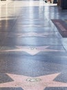 Hollywood blvd and the stars