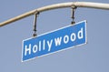 Hollywood Blvd Street Sign 2 Royalty Free Stock Photo