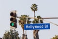 Hollywood Boulevard Sign Royalty Free Stock Photo