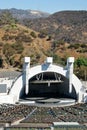 Hollywood Bowl with Hollywood sign in the background