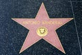 Antonio Banderas star on the Hollywood Walk of Fame