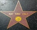Walk of fame star of Nathaniel Adams Coles,