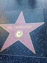 The Carpenters Hollywood walk of fame star.