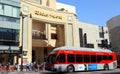 Hollywood, California - LA Metro Express Bus in front of Dolby Theatre, Hollywood Boulevard