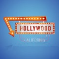 hollywood california. Vector illustration decorative design