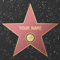 Hollywood Fame star