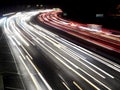 Hollywood Freeway Traffic Lights Night Shot