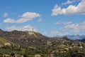 Hollywood hills Royalty Free Stock Photo