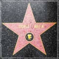 Doris Fabers star on Hollywood Walk of Fame in Hollywood Royalty Free Stock Photo