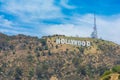 Hollywood view from Griffith Park Royalty Free Stock Photo