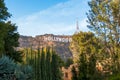 Hollywood, Los Angeles, California, USA - June 15, 2014: Famous landmark Hollywood Sign in Los Angeles, California. Royalty Free Stock Photo