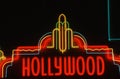 Hollywood neon sign, Los Angeles, California Royalty Free Stock Photo