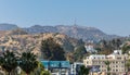 Hollywood Sign, also known as Hollywoodland Sign. LA, California,US Royalty Free Stock Photo