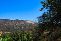 View of the Hollywood Sign on a Summer Day - Los Angeles, California Royalty Free Stock Photo