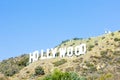 Hollywood Sign, Los Angeles, California, USA Royalty Free Stock Photo