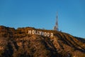 Hollywood Sign at Sunset Royalty Free Stock Photo