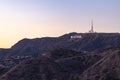 Hollywood Sign at Sunset Royalty Free Stock Photo